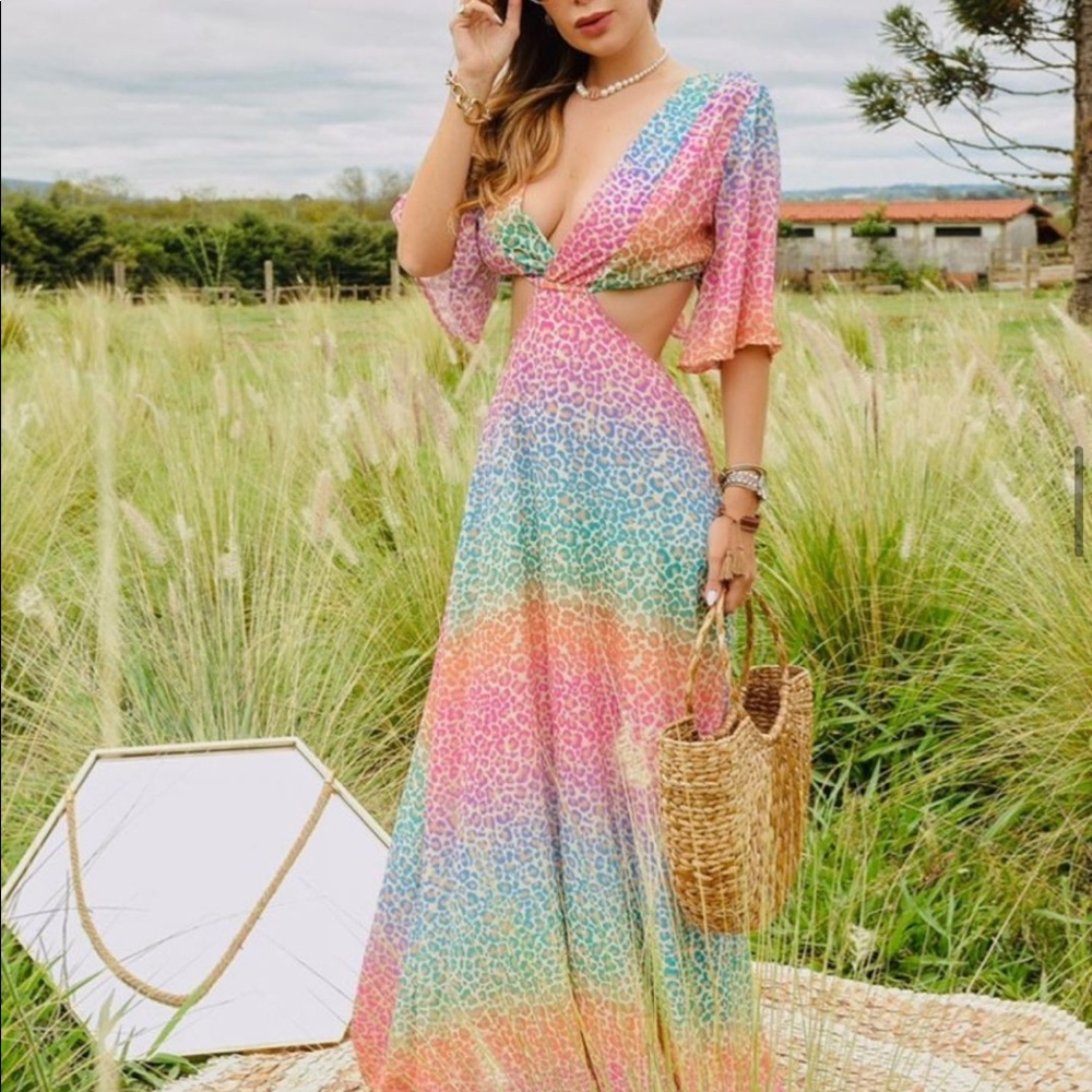 Maxi colorful animal print